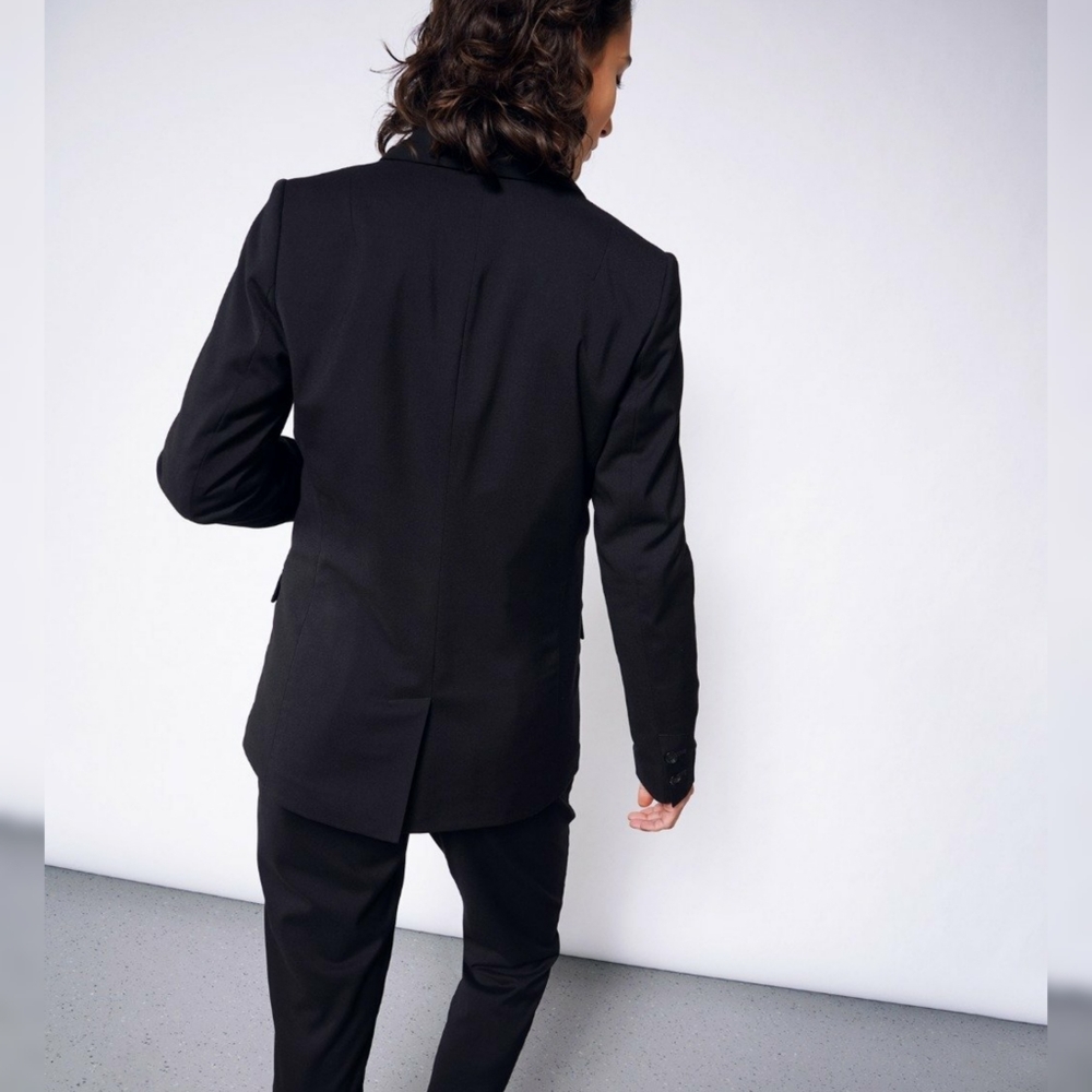 Wildfang The Empower Tux Blazer Jacket Black Sz L - Picture 9 of 9